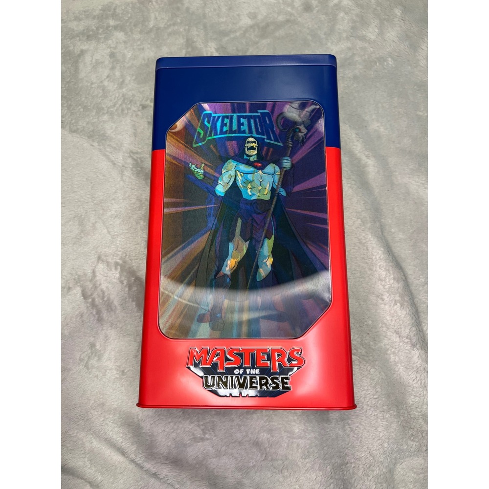 Regal Masters of the Universe Popcorn Tin He-Man Skeletor Lenticular 150oz Red